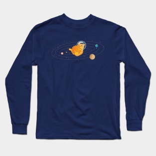 Astral Cat Playing With Sun Long Sleeve T-Shirt